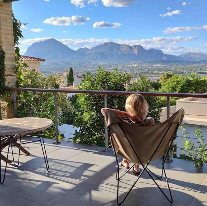 Villa In Albir L'Alfas del Pi Exteriör bild